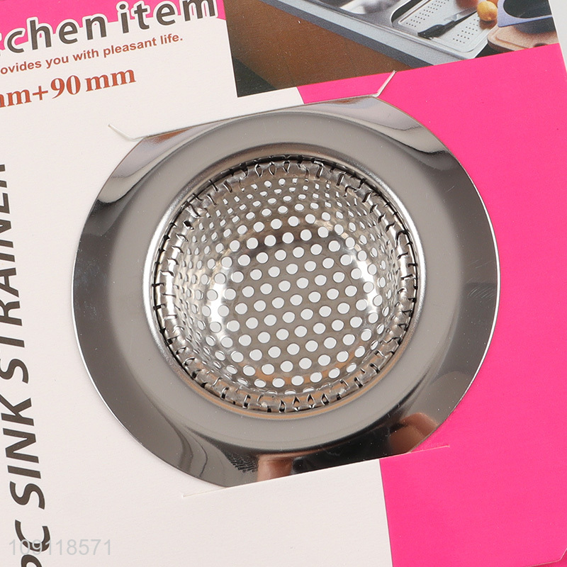 Hot Selling 2 Pieces Stainless Steel Sink Drainer Sink Strainers for Kitchen