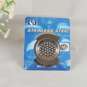 High Quality 1 Piece Stainless Steel Sink Drainer Sink Strainers for Kitchen