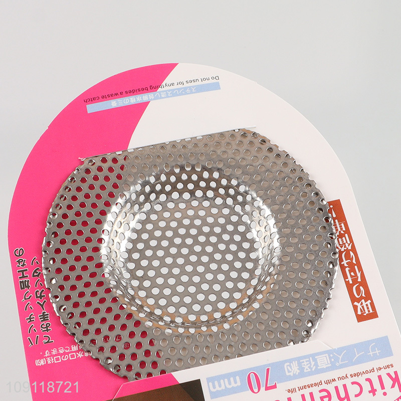 Online Wholesale 1 Piece Durable Rust Proof Stainless Steel Kitchen Sink Strainer