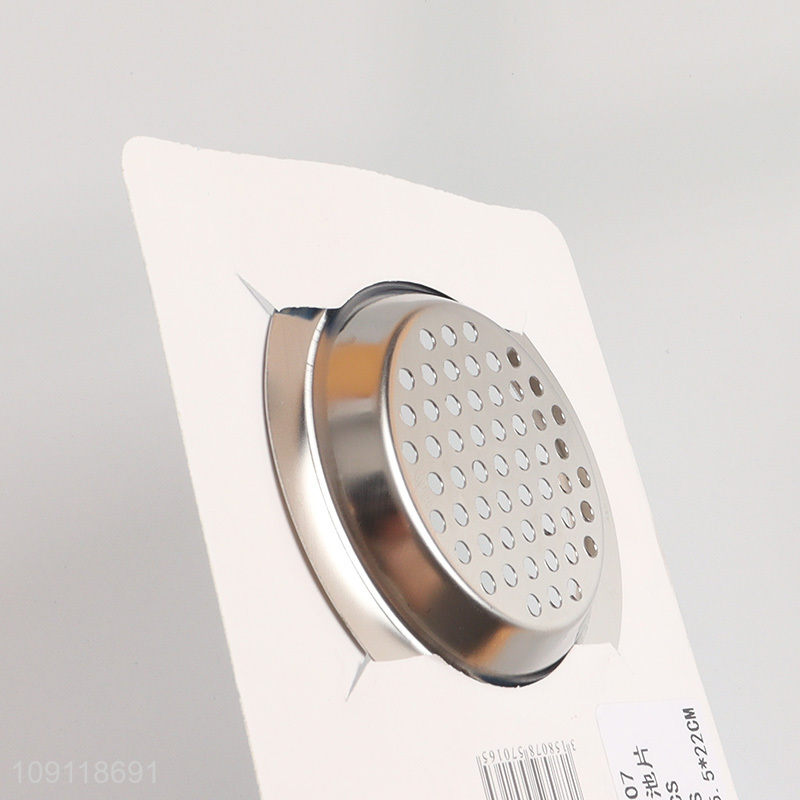 Good Quality 1 Piece Easy to Clean Stainless Steel Kitchen Sink Drain Strainer