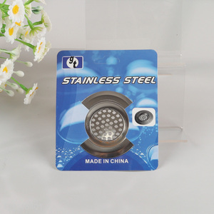 New Product 1 Piece Stainless Steel Kitchen Sink Drainer Strainer for Bathroom