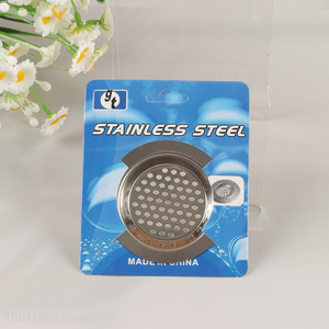 Good Quality 1 Piece Easy to Clean Stainless Steel Kitchen Sink Drain Strainer