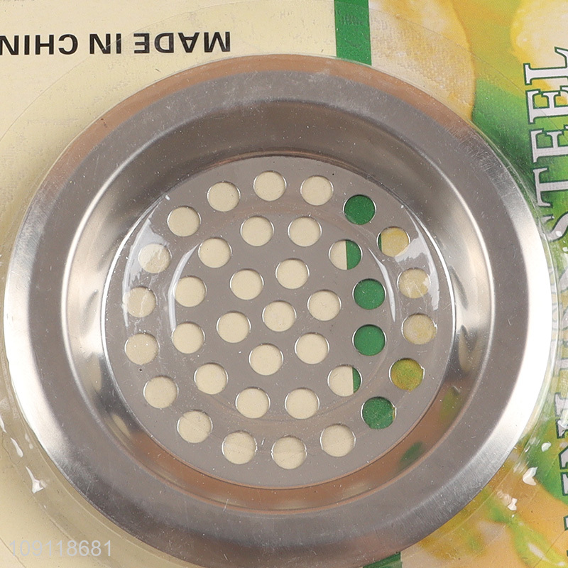 China Imports 1 Piece Rust Proof Stainless Steel Kitchen Bathroom Sink Strainer