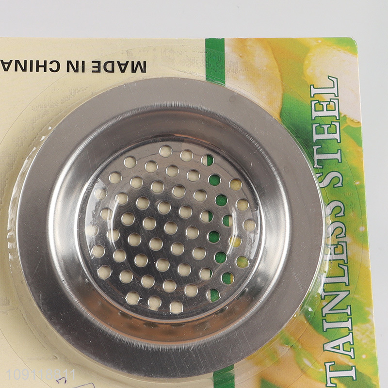 Online Wholesale 1 Piece Rust Proof Stainless Steel Kitchen Bathroom Sink Strainer