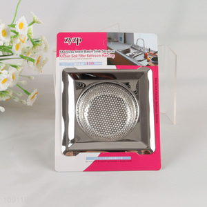 China Imports 1 Piece Easy to Clean Stainless Steel Kitchen Sink Drain Strainer