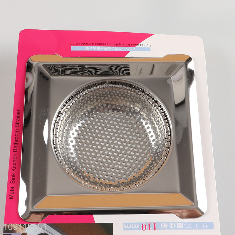 China Imports 1 Piece Easy to Clean Stainless Steel Kitchen Sink Drain Strainer