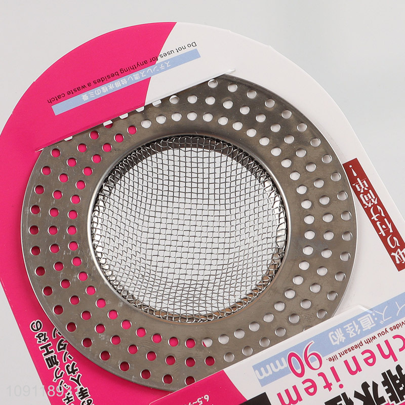 Hot Selling 1 Piece Stainless Steel Kitchen Sink Drainer Strainer for Bathroom