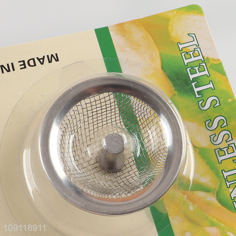 Factory Price 1 Piece Heavy Duty Stainless Steel Kitchen Sink Strainer Basket