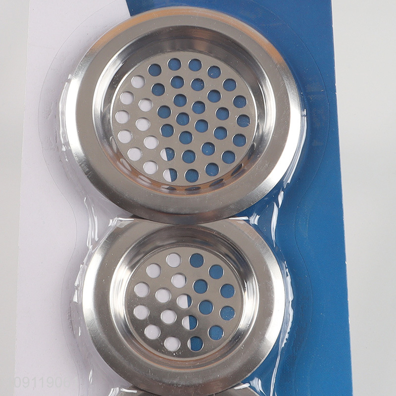 Factory Supply 3 Pieces Stainless Steel Kitchen Sink Drainers Strainers for Bathroom