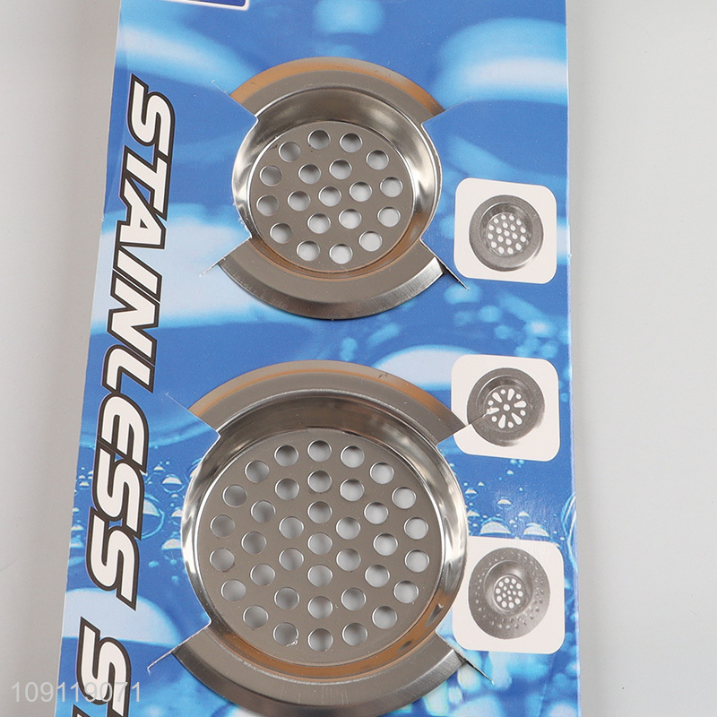 New Product 3 Pieces Rust Proof Stainless Steel Kitchen Bathroom Sink Strainers