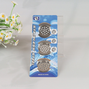 China Imports 3 Pieces Heavy Duty Stainless Steel Kitchen Sink Strainer Baskets