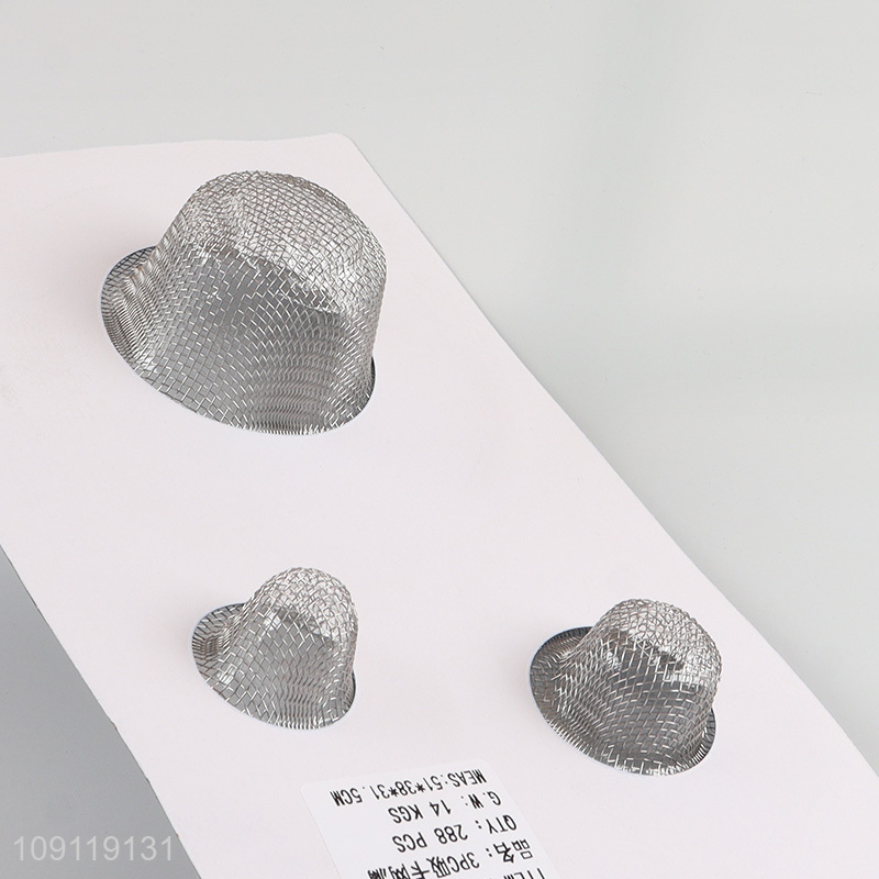 China Imports 3 Pieces Sink Stainers Heavy Duty Stainless Steel Sink Strainers