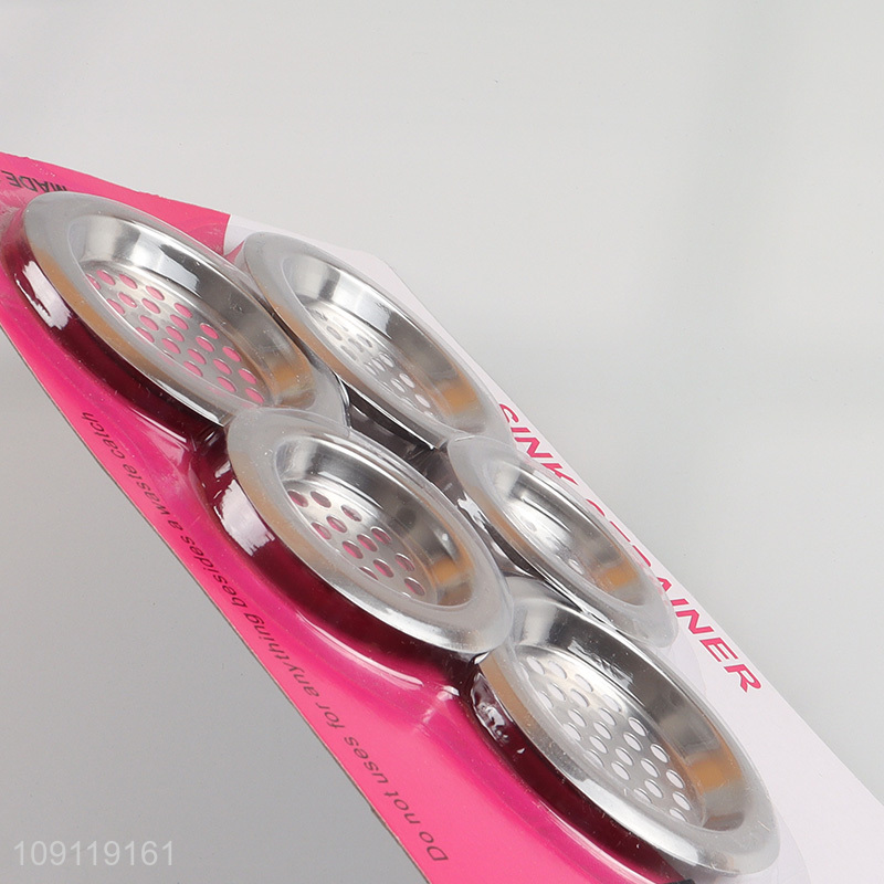 New Product 5 Pieces Sink Strainers Durable Stainless Steel Kitchen Sink Strainers