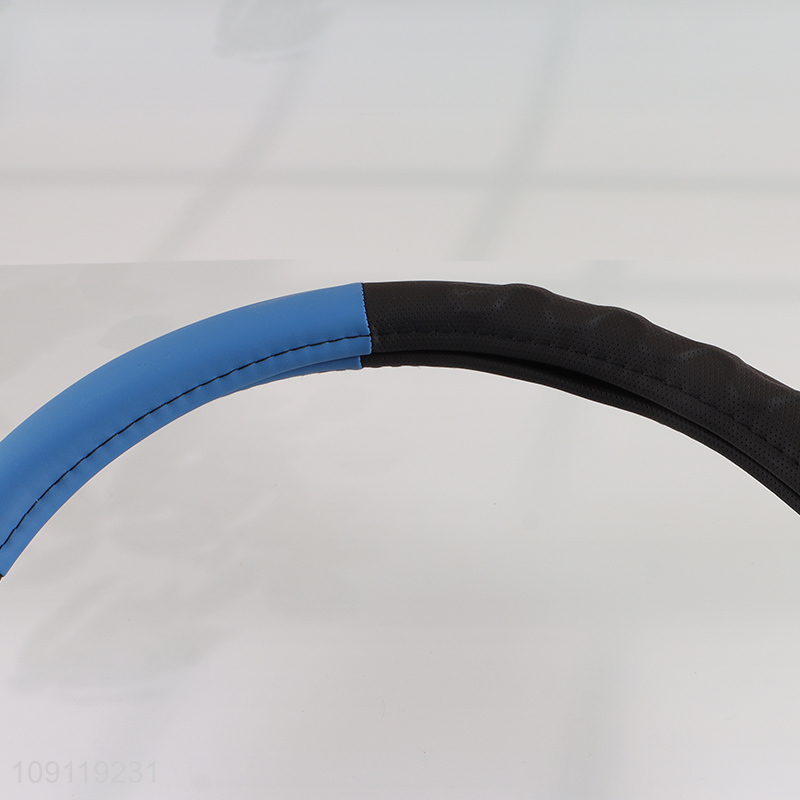 New Product Universal Non-Slip PVC Leather Car Steering Wheel Cover Protector