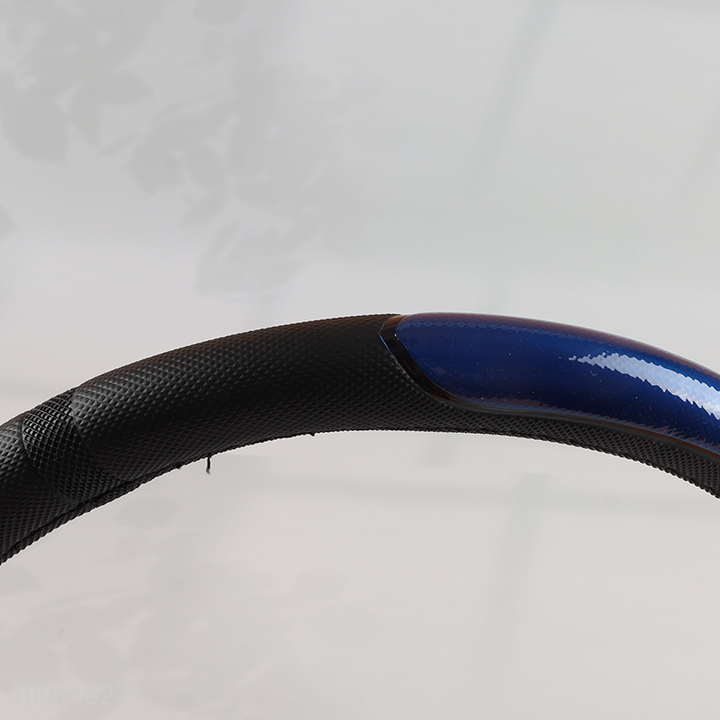 Online Wholesale Foamed Leather Car Steering Wheel Cover Steering Wheel Protector