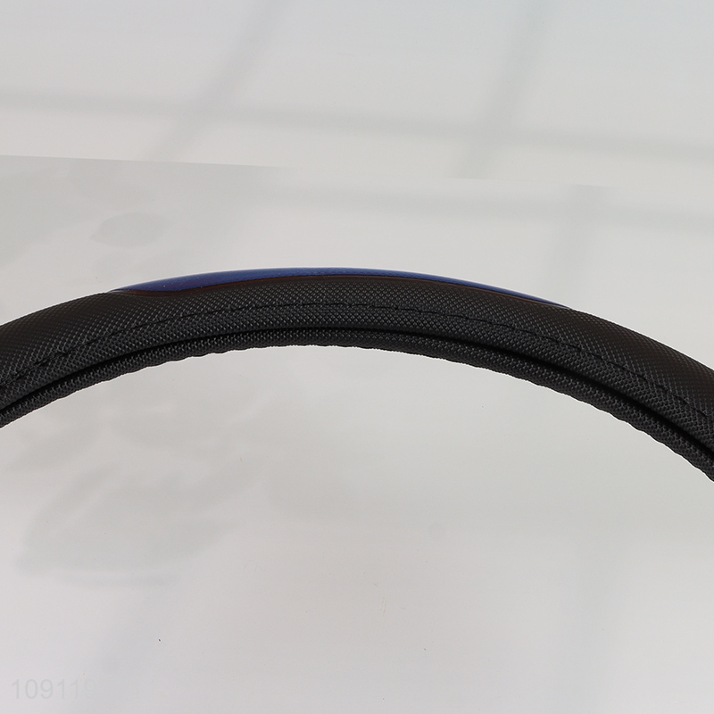Online Wholesale Foamed Leather Car Steering Wheel Cover Steering Wheel Protector