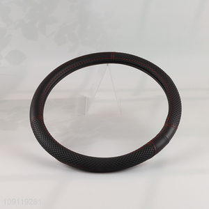 Factory Price Foamed Leather Car Steering Wheel Protector Car Interior Accessories