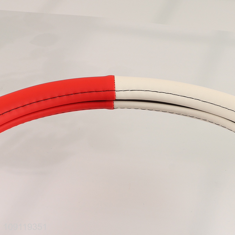 Good Quality Car Steering Wheel Cover Nappa Leather Steering Wheel Protector