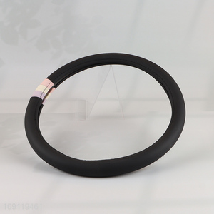 Factory Price Anti-Slip Steering Wheel Cover Nappa Leather Steering Wheel Cover