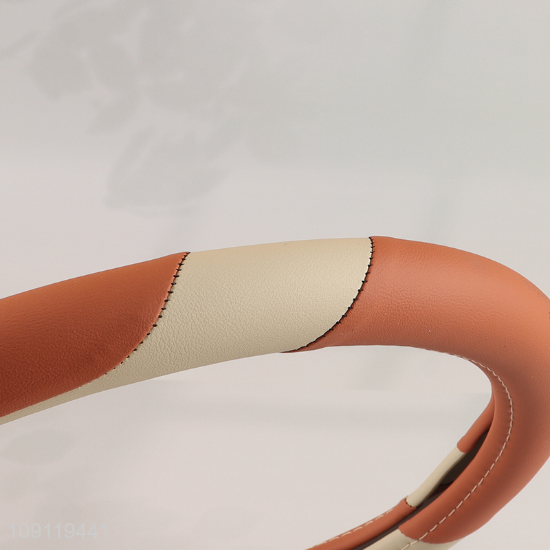 Good Quality Nappa Leather Car Steering Wheel Protector Car Interior Accessories