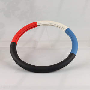 Online Wholesale Nappa Leather Car Steering Wheel Protector Car Interior Accessories