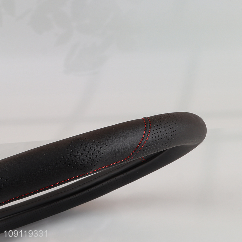 Hot Selling PVC Leather Steering Wheel Cover Durable Car Steering Wheel Cover