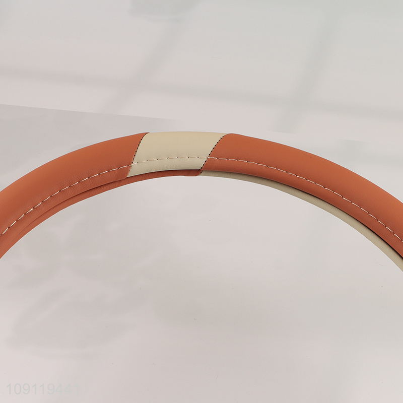 Good Quality Nappa Leather Car Steering Wheel Protector Car Interior Accessories