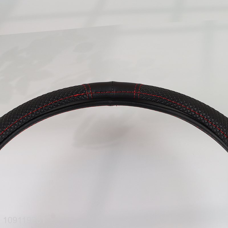 Factory Price Foamed Leather  Car Steering Wheel Protector Car Interior Accessories