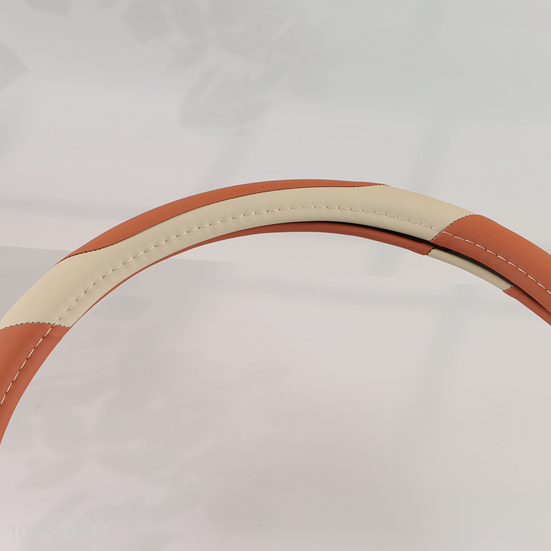 Good Quality Nappa Leather Car Steering Wheel Protector Car Interior Accessories