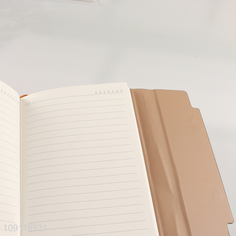 Factory Price A5 Notebook PU Leather Ruled Journal Notebook for Writing