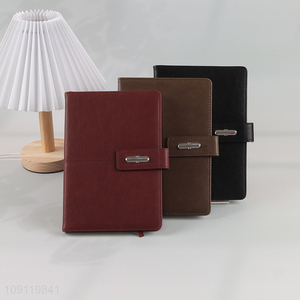 Hot Selling A5 Notebook PU Leather Cover Journal Notebook for Business