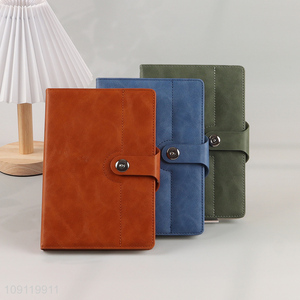 Factory Price A5 Notebook PU Leather Cover Journal Notebook for Business