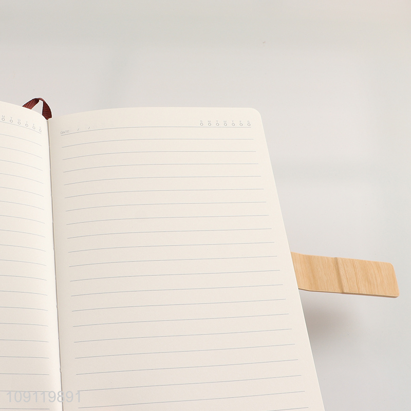 New Product A5 Notebook PU Leather Ruled Journal Notebook for Writing