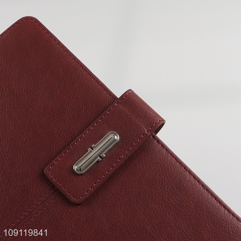 Hot Selling A5 Notebook PU Leather Cover Journal Notebook for Business