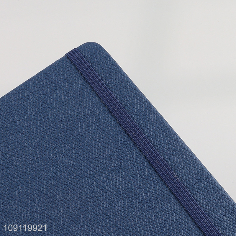 High Quality A5 Notebook PU Leather Lined Notebook for Office School