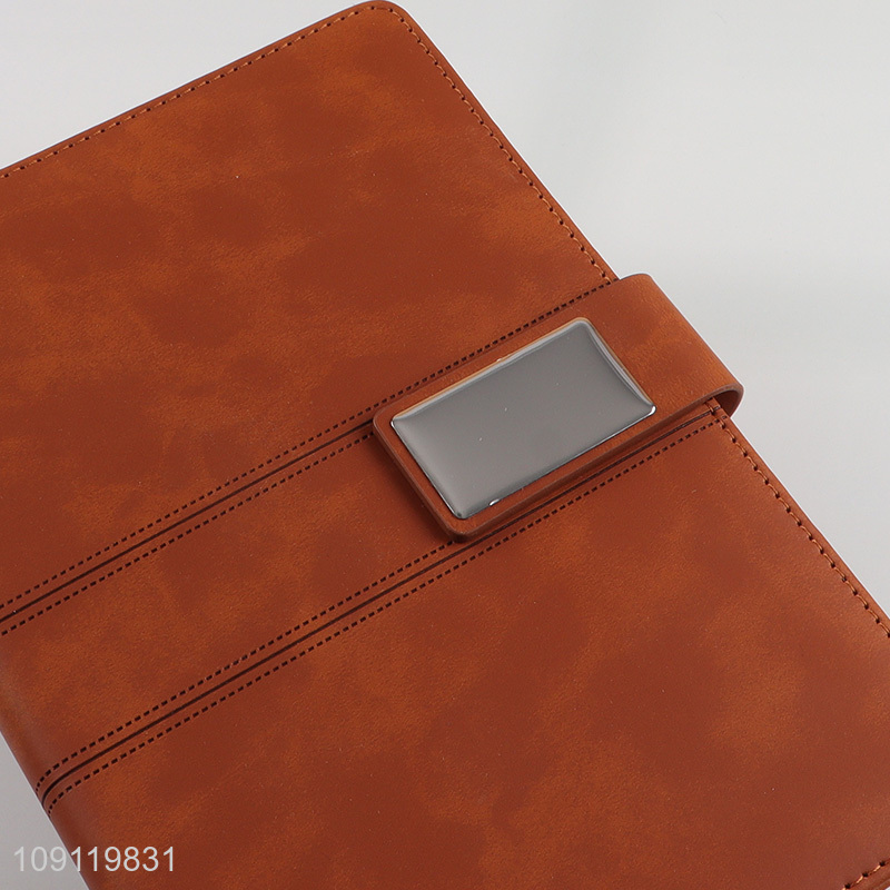 High Quality A5 Notebook PU Leather Lined Notebook for School College