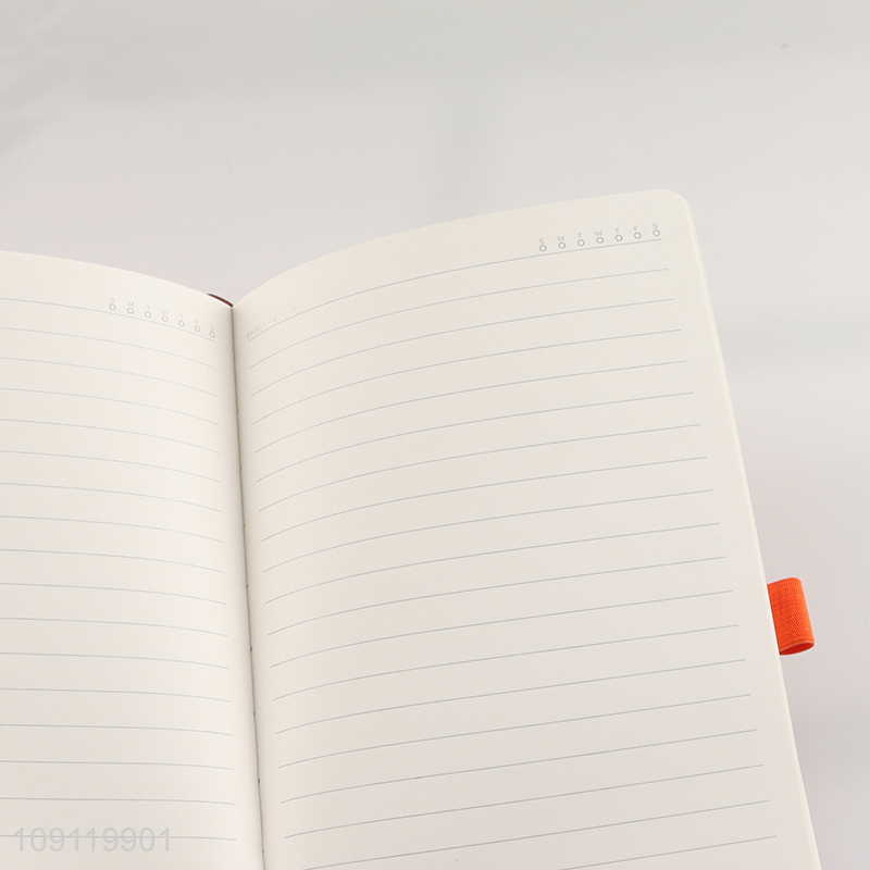 Online Wholesale A5 Notebook PU Leather Lined Notebook for School College