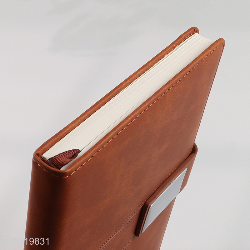 High Quality A5 Notebook PU Leather Lined Notebook for School College
