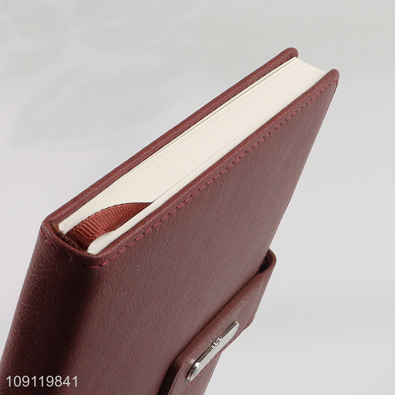 Hot Selling A5 Notebook PU Leather Cover Journal Notebook for Business