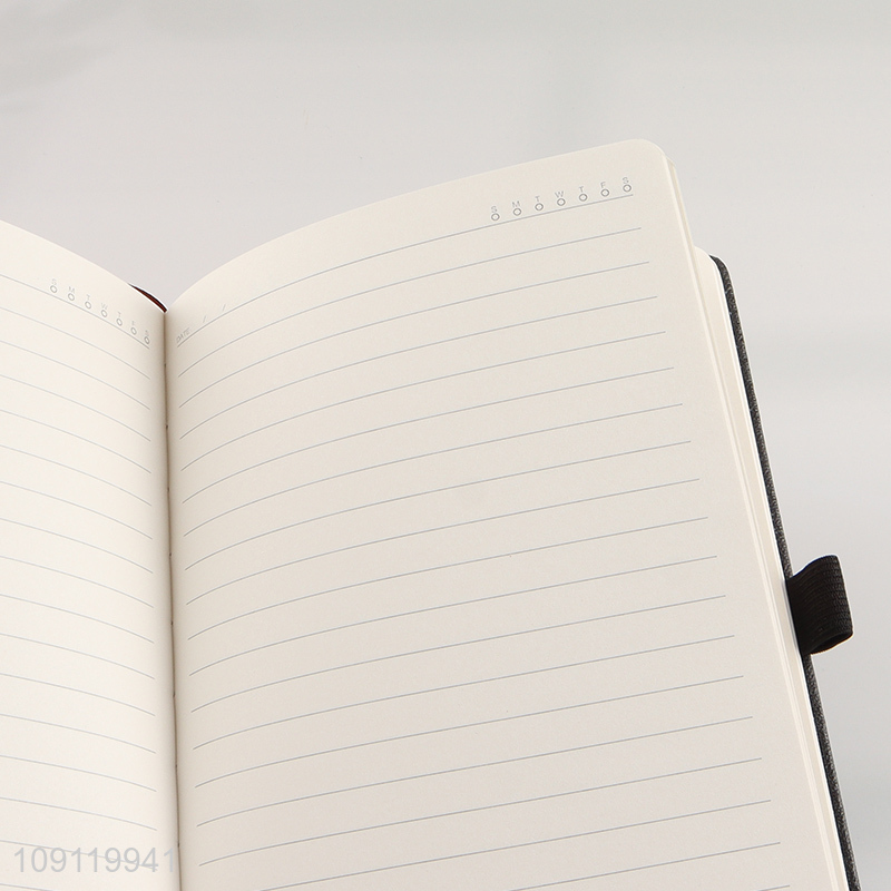 Wholesale A5 Notebook PU Leather Journal Notebook for Home Office School