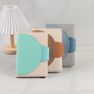 Hot Selling A5 Notebook PU Leather Hardover Notebook for Home Office