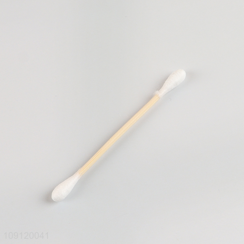 High Quality Cotton Swabs 200 Pieces Bamboo Stick Cotton Buds for Ears