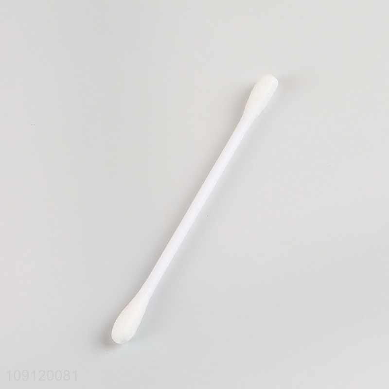 China Product 80 Pieces Natural Cotton Swabs for Makeup & Personal Care