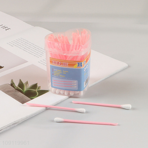 Hot Selling Cotton Swabs 70 Pieces Plastic Stick Cotton Buds for Ears