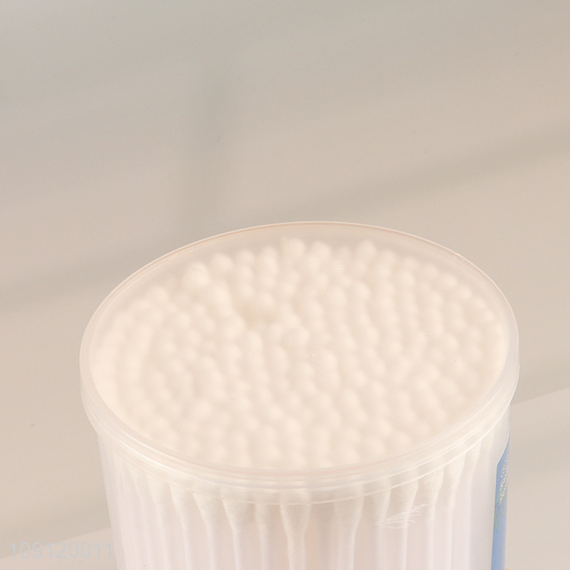 China Imports 200 Pieces Double-Ended Cotton Swabs with Plastic Sticks