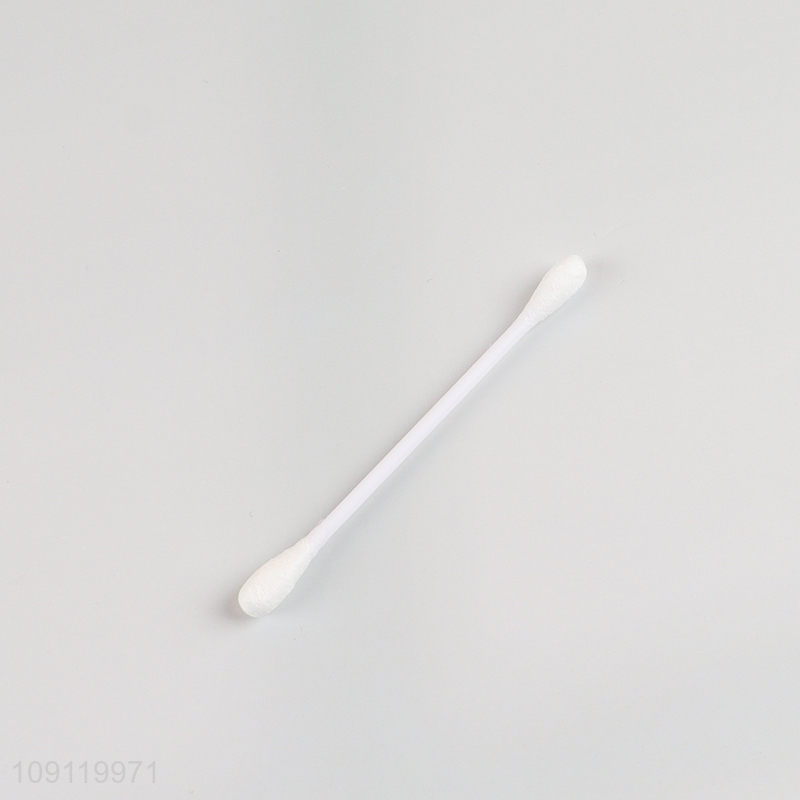 Good Quality Cotton Swabs 100 Pieces Plastic Stick Cotton Buds for Makeup