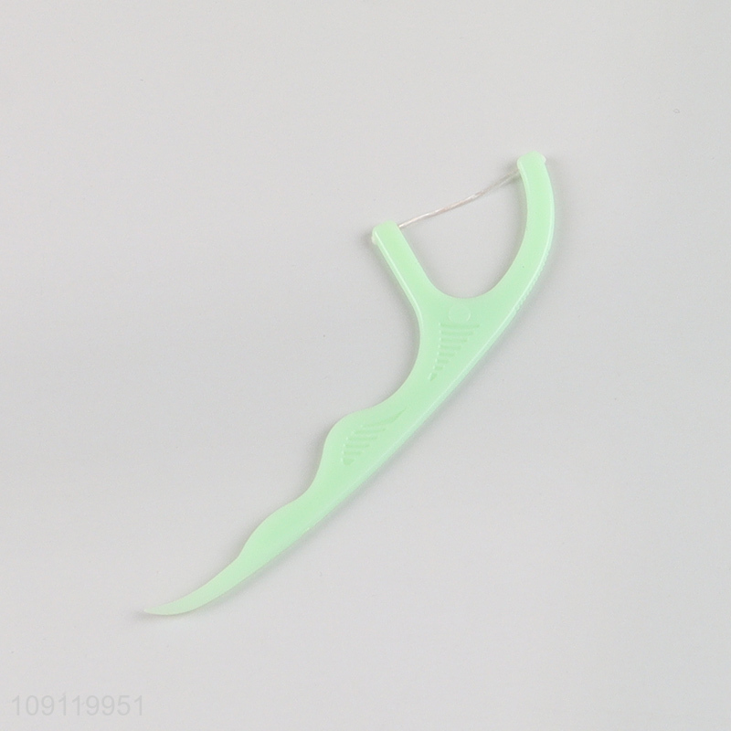 Online Wholesale 30 Pieces Disposable Non-Shred Dental Floss Picks for Adults