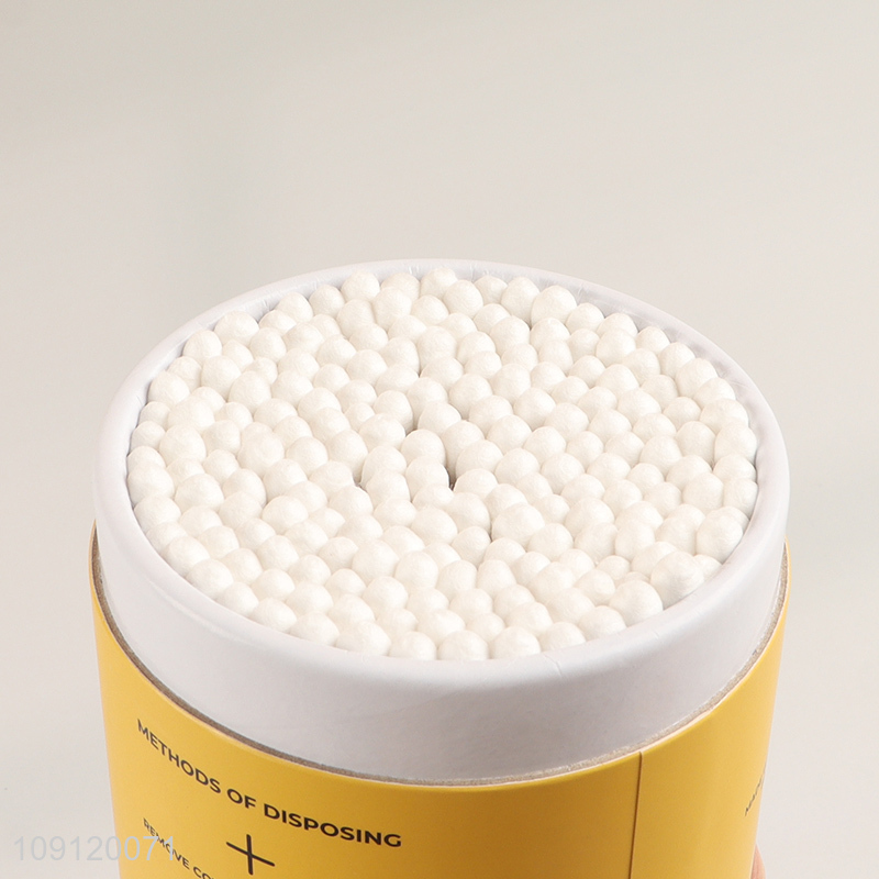 New Arrival 200 Pieces Cotton Swabs Natural Cotton Buds with Bamboo Stick
