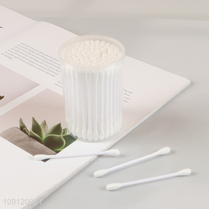 Factory Price 100 Pieces Natural Cotton Swabs for Personal & Beauty Care