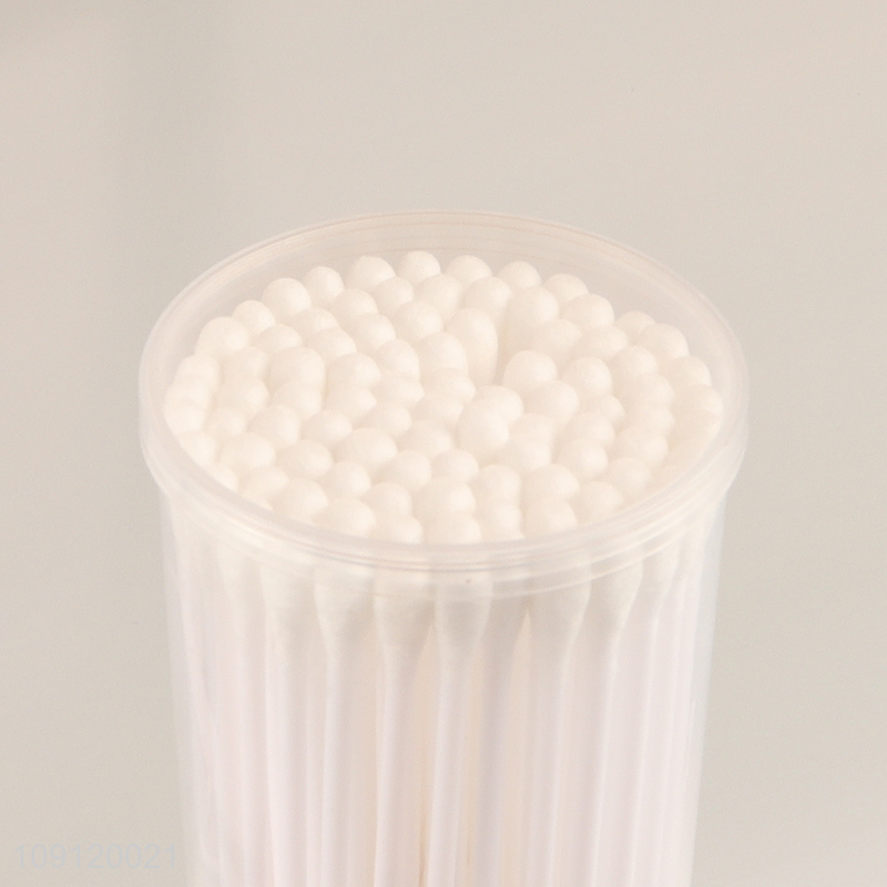 Factory Price 100 Pieces Natural Cotton Swabs for Personal & Beauty Care
